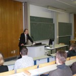 Prof. Dr. A. Schmitt spricht zum Thema "Homer und wir"